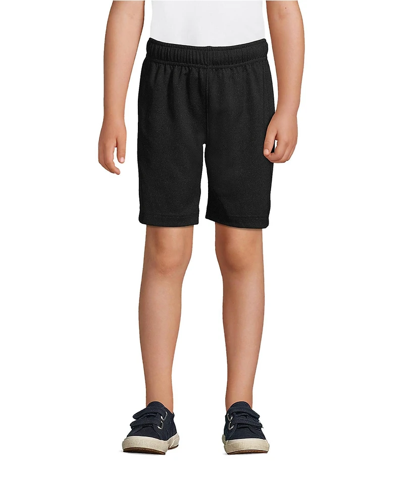 Lands' End Boys School Uniform Mesh Gym Shorts