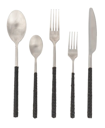 Artifacts Trading Company Artifacts Rattan Rattan Stainless Steel Cutlery (Set of 5) - With Gift Box