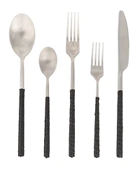 Artifacts Trading Company Artifacts Rattan Rattan Stainless Steel Cutlery (Set of 5) - With Gift Box