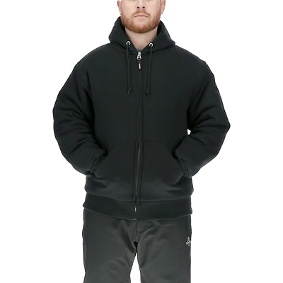 RefrigiWear Men's Insulated Full Zip Sweatshirt - Pre-Shrunk, Large Pockets