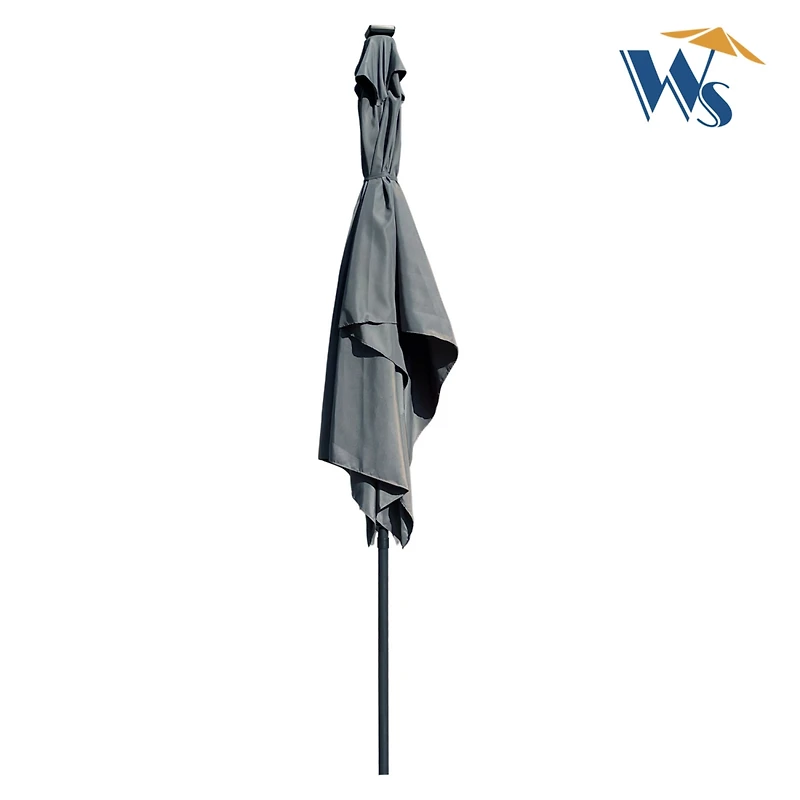 Streamdale 10' x 6.5' Solar Led Patio Umbrella