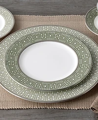 Noritake Infinity Green Platinum 4 Piece Salad Plate Set, Service for 4