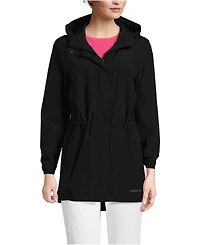 Lands' End Waterproof Hooded Packable Raincoat, Regular & Petite