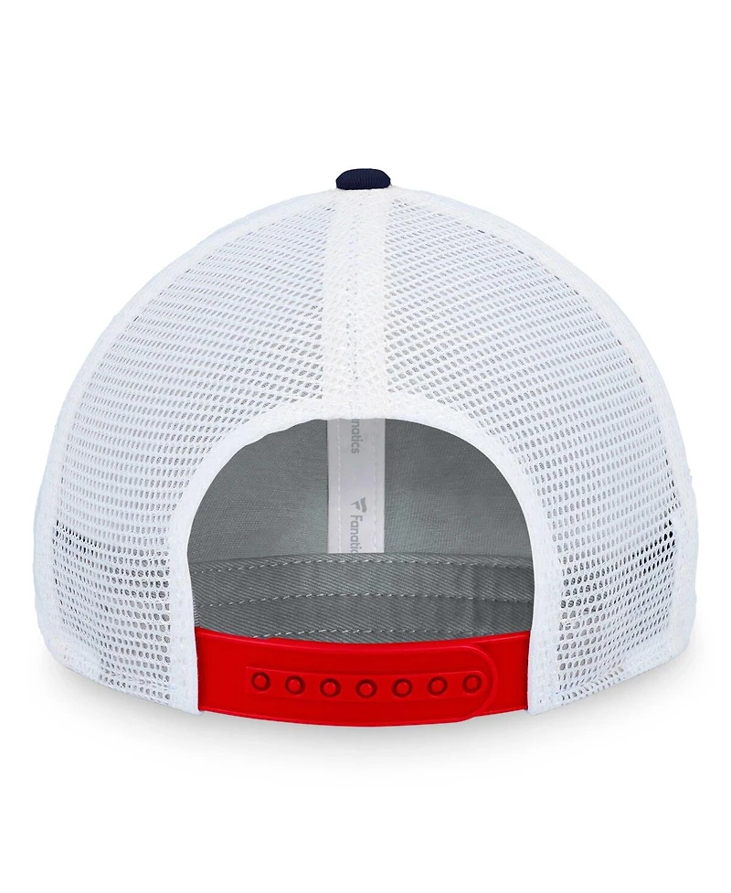 Men's Fanatics Red, White Washington Capitals Iconic Gradient Trucker Snapback Hat