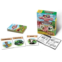 Masterpieces Old MacDonald's Farm - Stinky Pig Card Game for Kids