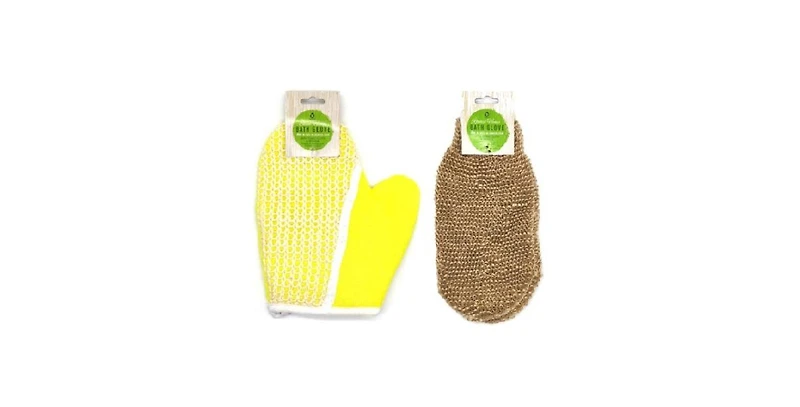 Pursonic Sisal Hemp Bath Glove 2 Pack