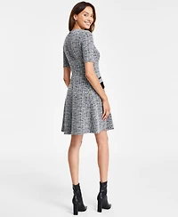 Dkny Women's Short-Sleeve A-Line Dress