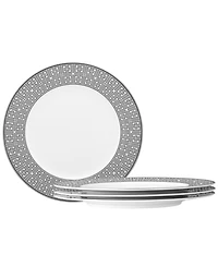 Noritake Infinity 4 Piece Dinner Plate Set, Service for