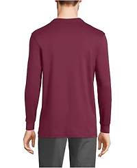 Lands' End Men's Long Sleeve Interlock Polo Shirt
