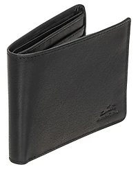 Mancini Men's Buffalo Rfid Secure Left Wing Billfold Wallet