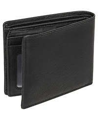 Mancini Men's Buffalo Rfid Secure Left Wing Billfold Wallet