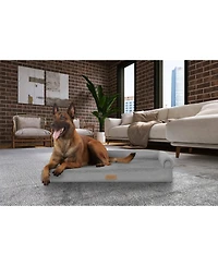 TailZzz Cozy Pet Mattress | Large to Extra Large Pet Mattress | Orthopedic Pet Mattress | L-shaped Pet Mattress