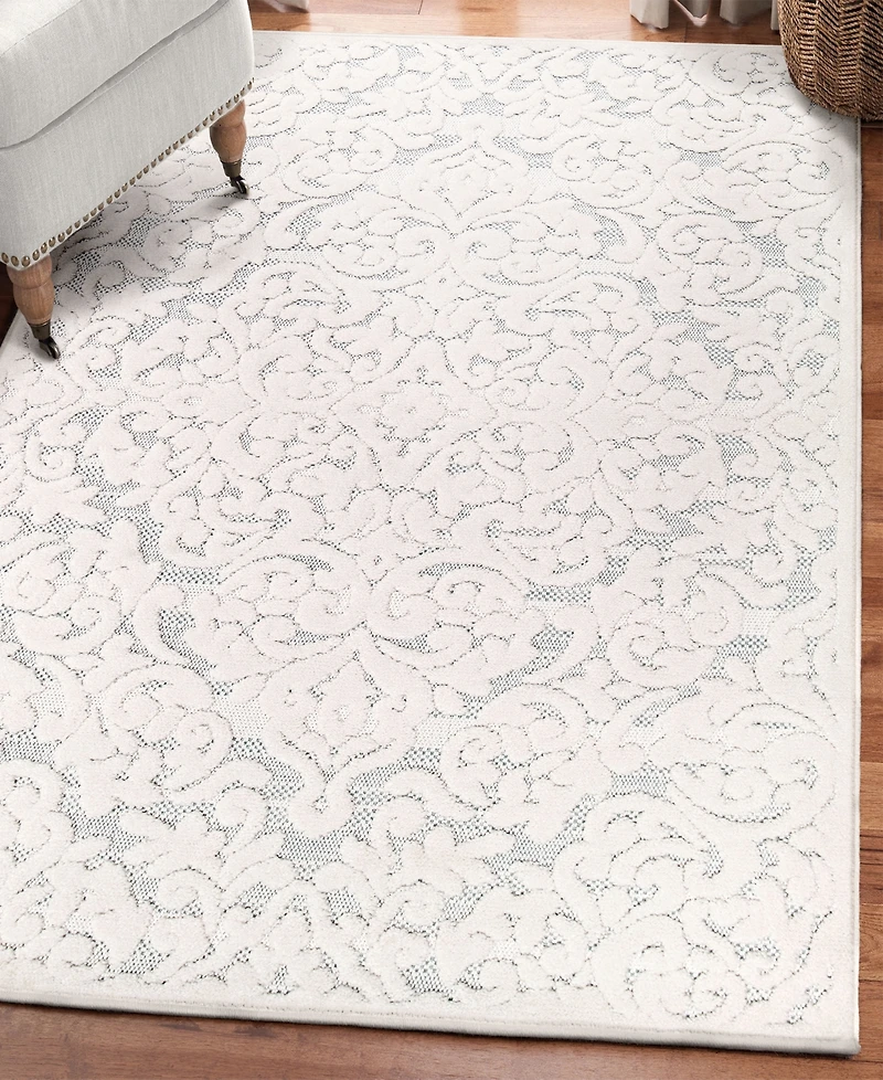 Closeout! Crochet Indoor, Outdoor Kensington 5'3" x 7'6" Area Rug