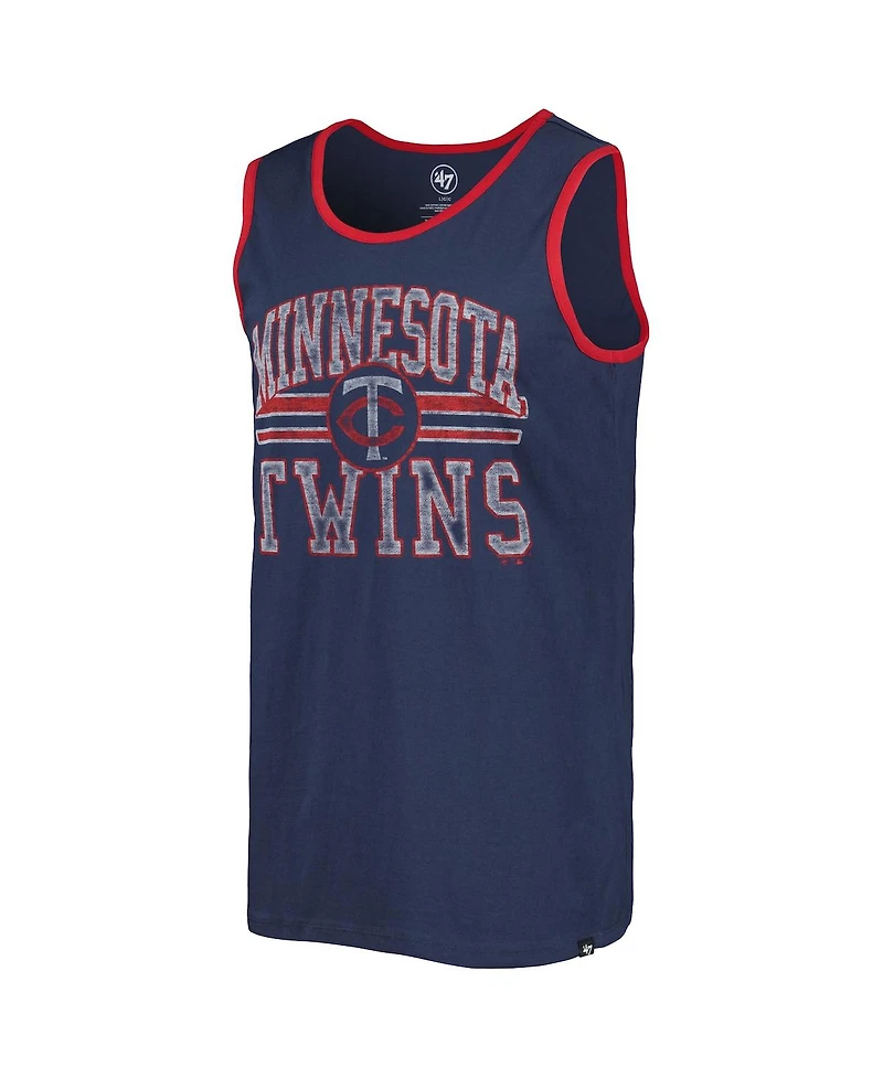 Men's '47 Brand Navy Minnesota Twins Winger Franklin Tank Top