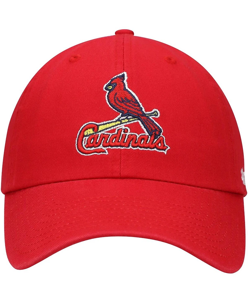 Men's '47 Brand Red St. Louis Cardinals Clean Up Adjustable Hat