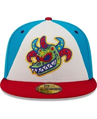 Men's New Era White, Red Vejigantes De Scranton/Wilkes-Barre Copa La Diversion 59FIFTY Fitted Hat