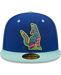 Men's New Era Blue, Mint Sonadores De Hillsboro Copa La Diversion 59FIFTY Fitted Hat