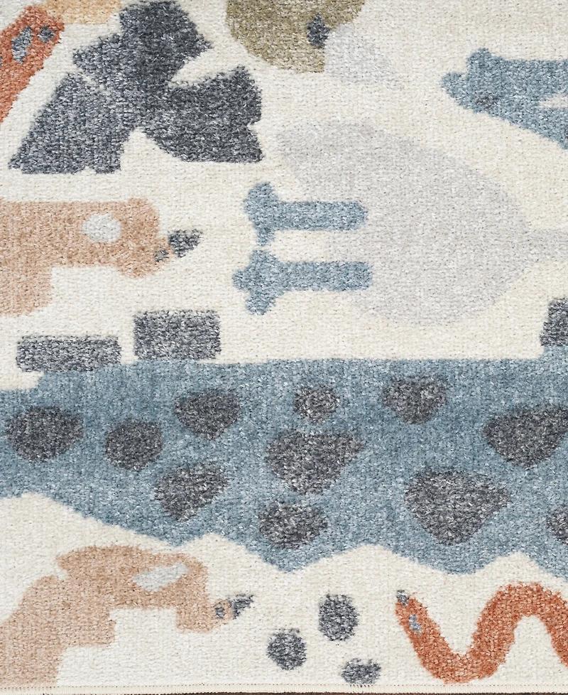 Nourison Home Astra Machine Washable ASW01 6'7" x 9' Area Rug