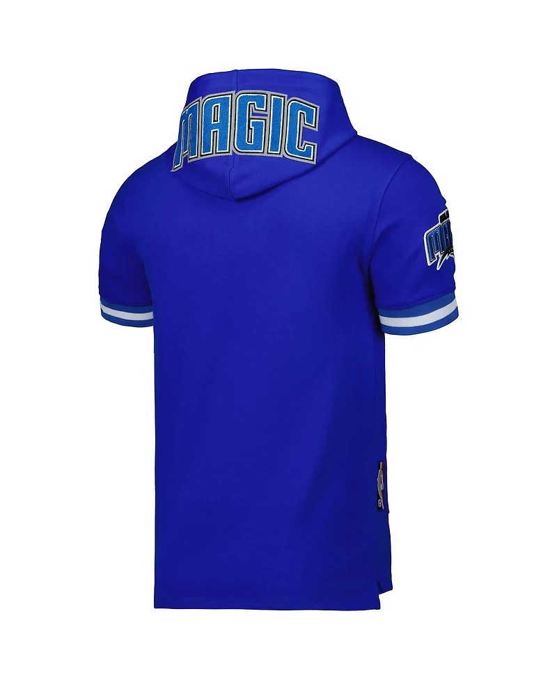 Men's Pro Standard Paolo Banchero Royal Orlando Magic Name and Number Short Sleeve Pullover Hoodie