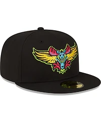 Men's New Era Black Modesto Nuts Copa De La Diversion 59FIFTY Fitted Hat
