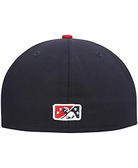 Men's New Era Navy New Hampshire Fisher Cats Authentic Collection Road 59FIFTY Fitted Hat