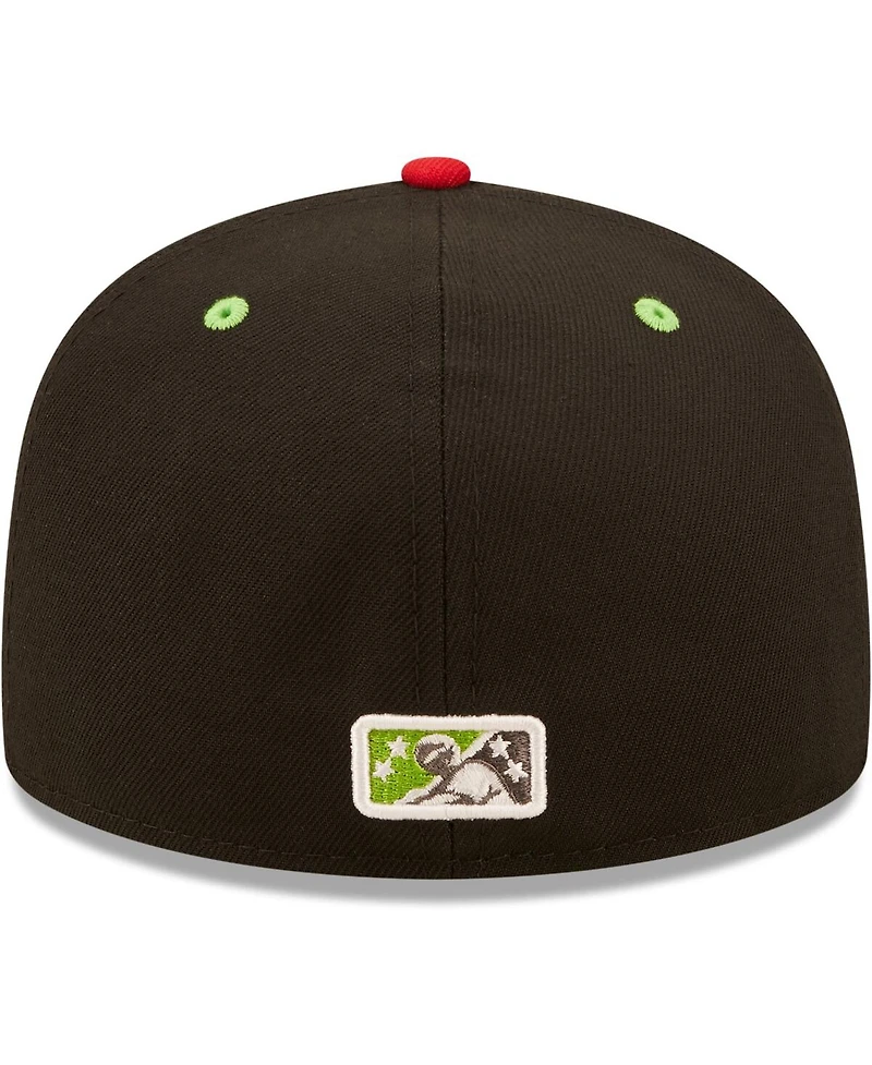 Men's New Era Black Chupacabras De Round Rock Copa La Diversion 59FIFTY Fitted Hat