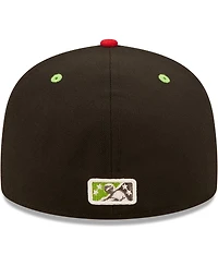 Men's New Era Black Chupacabras De Round Rock Copa La Diversion 59FIFTY Fitted Hat