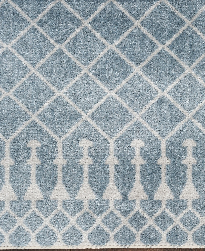 Nourison Home Astra Machine Washable ASW10 2'2" x 8' Runner Area Rug