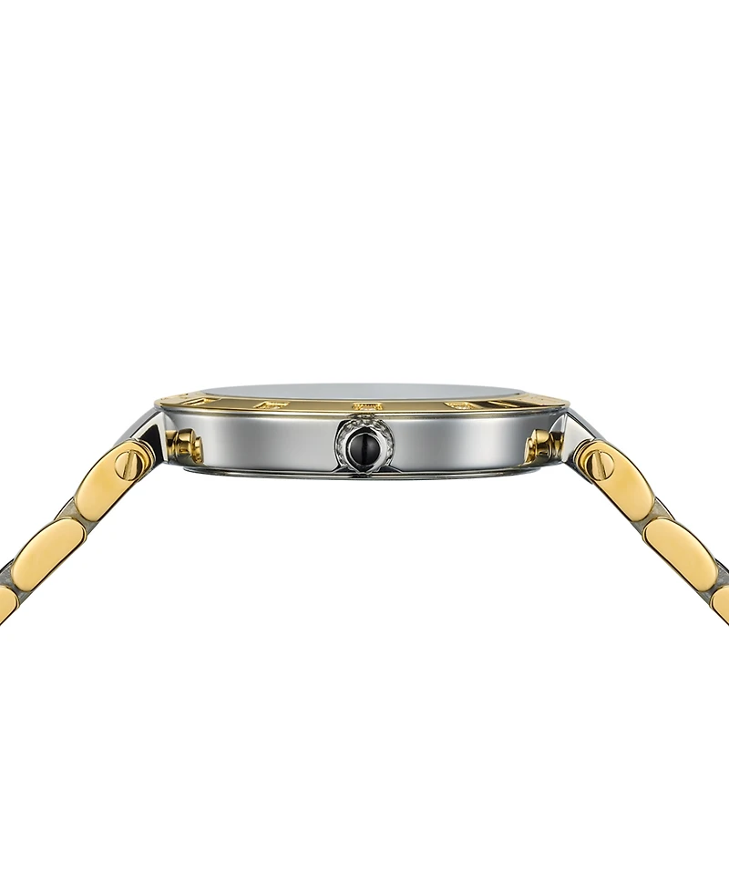 Balmain Women's Swiss Balmainia Bijou Diamond (1/10 ct. t.w.) Two-Tone Stainless Steel Bracelet Watch 33mm