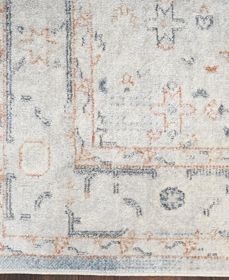 Nourison Home Astra Machine Washable ASW11 2'2" x 8' Runner Area Rug