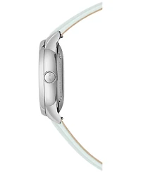 Mido Women's Swiss Automatic Baroncelli Diamond Accent Interchangeable Leather Strap Watch 30mm Gift Set