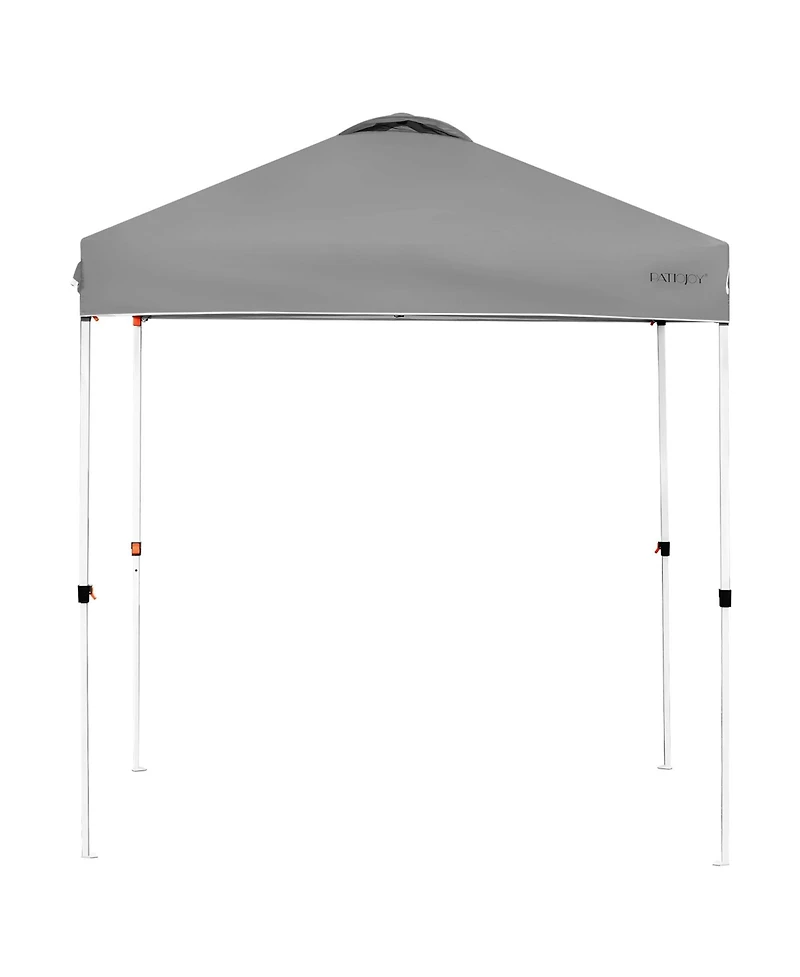 6x6 Ft Pop Up Canopy Tent Camping Sun Shelter W/ Roller Bag