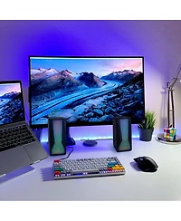 beFree Sound Color Led Dual Gaming Speakers