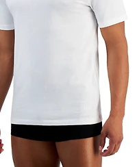 Boss by Hugo Men's 5-Pack Authentic Solid Cotton Undershirts