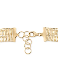Cleopatra Openwork Statement Necklace in 14k Gold-Plated Sterling Silver, 17" + 2" extender