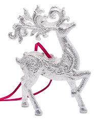Holiday Lane Christmas Glitters Deer Ornament, Exclusively at Macy's