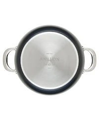 Anolon X Hybrid Nonstick Aluminum 4 Qt Casserole Pan With Lid