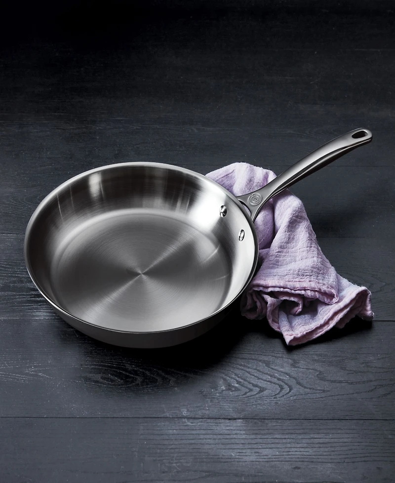 Le Creuset 12" 3-Ply Stainless Steel Frying Pan with Aluminum Core