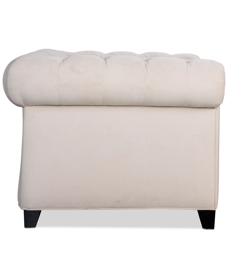 Closeout! Kallison 52" Fabric Arm Chair, Created for Macy's