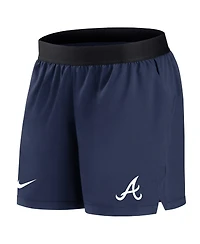 Women's Nike Navy Atlanta Braves Authentic Collection Team Performance Shorts