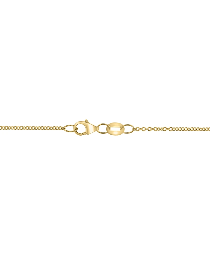 Effy Diamond Cross 18" Pendant Necklace (1/5 ct. t.w.) in 14k Gold