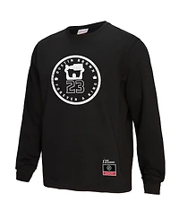 Men's Mitchell & Ness Dustin Brown Black Los Angeles Kings Forever A King Long Sleeve T-shirt