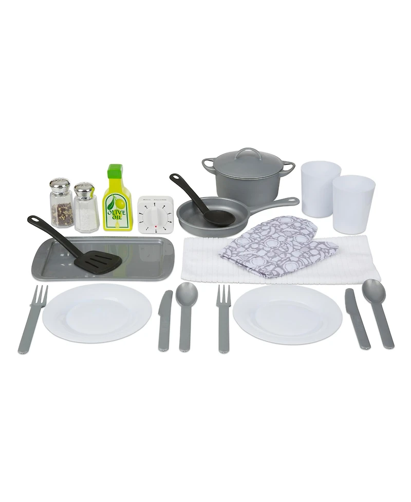 Melissa & Doug 22-Piece Play Kitchen Accessories Set