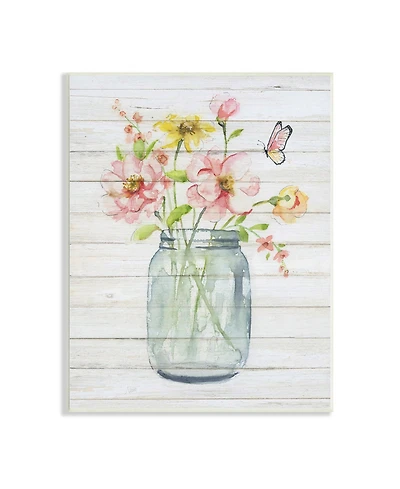 Stupell Industries Spring Wild Flower Assortment Wall Plaque Art, 13" x 19"