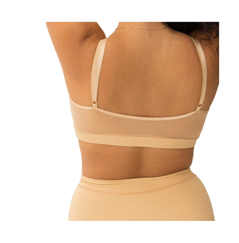 Naked Rebellion Plus Nude Shade Wireless Comfort Full Coverage Bralette