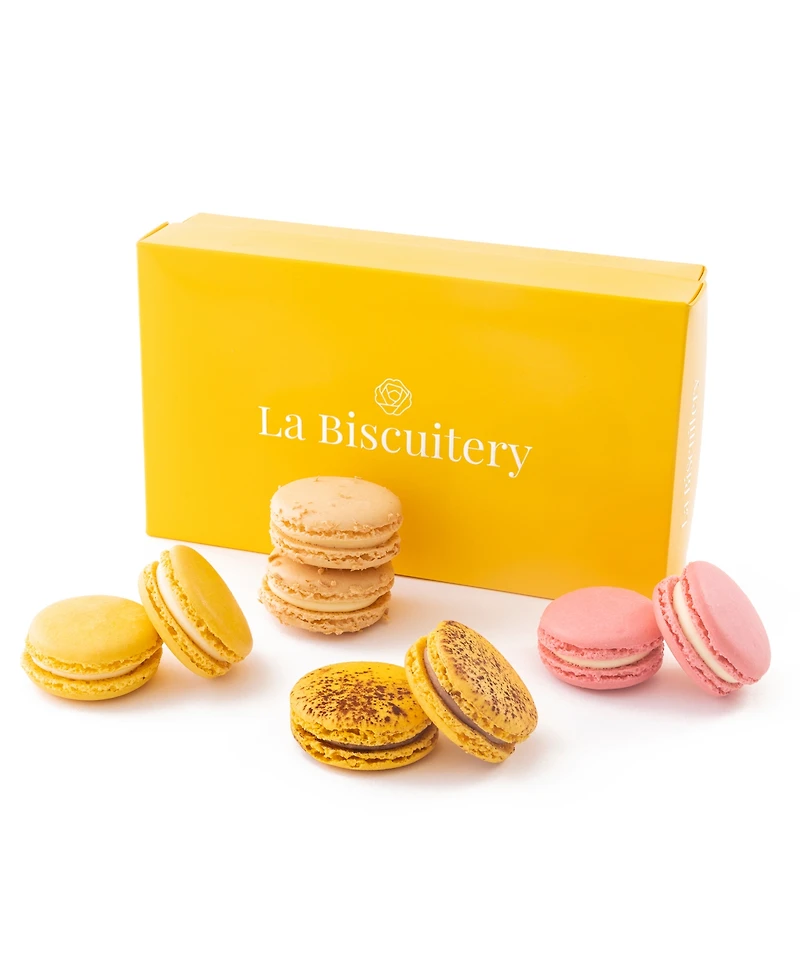 La Biscuitery The Sunshine Box of 12 Macarons