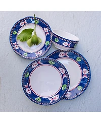 Vietri Melamine Campagna Pesce 4 Piece Place Setting
