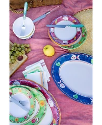 Vietri Melamine Campagna Pesce Oval Platter