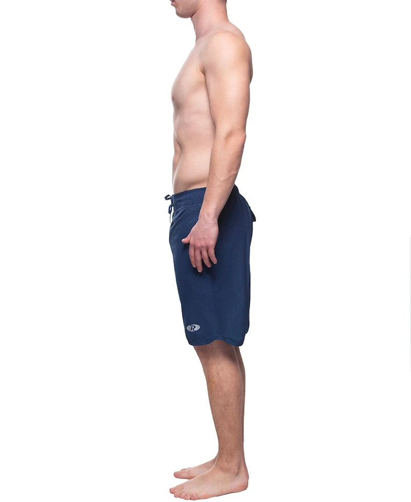 Rokka&Rolla Men's 9" Stretch Mesh Lined Swim Trunks, up to 2XL