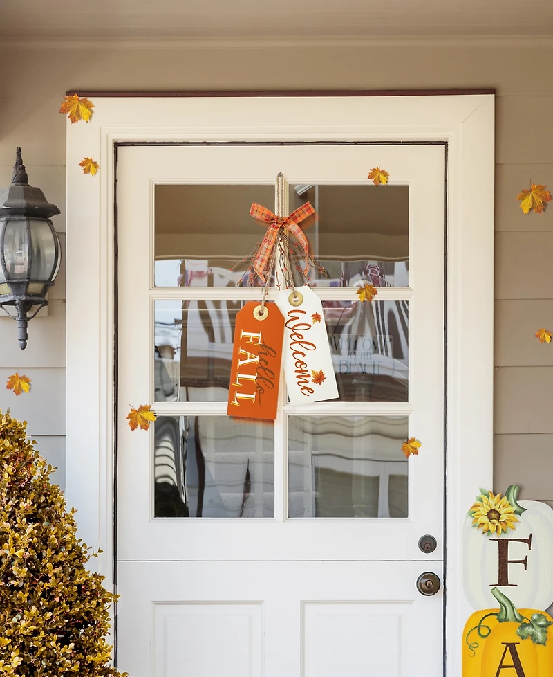 Glitzhome 24" H Fall Wooden Door Hanger
